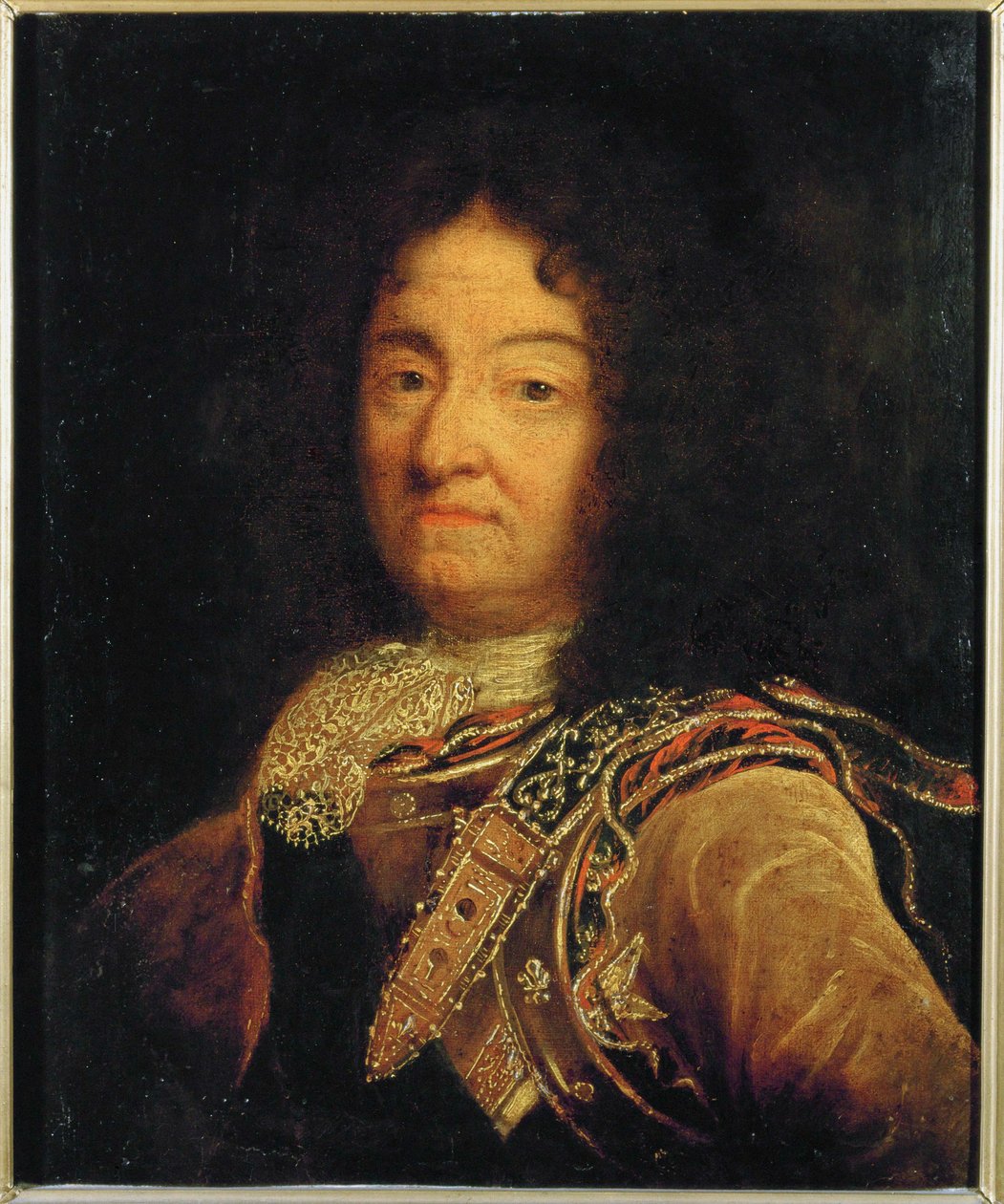 Louis XIV in Old Age by Hyacinthe Francois Rigaud