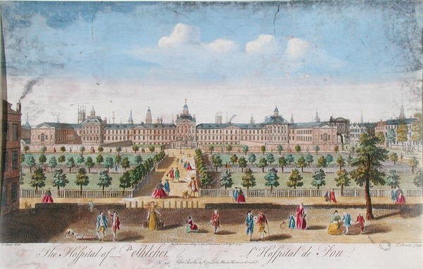 Bethlehem Hospital, engraved by T. Bonles by I. (after) Maurer