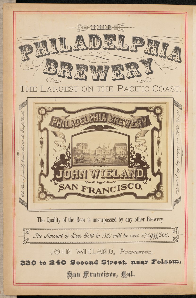 Philadelphia Brewery, San Francisco by I. W. Taber
