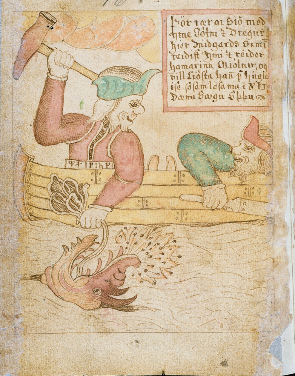 Thor Catching the Midgard Serpent, from 