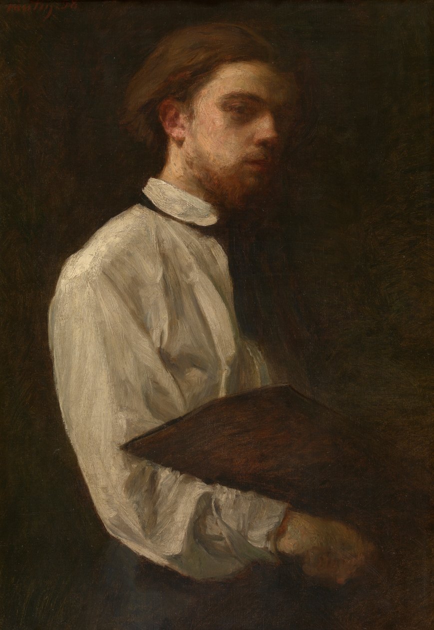 Self Portrait by Ignace Henri Jean Fantin Latour