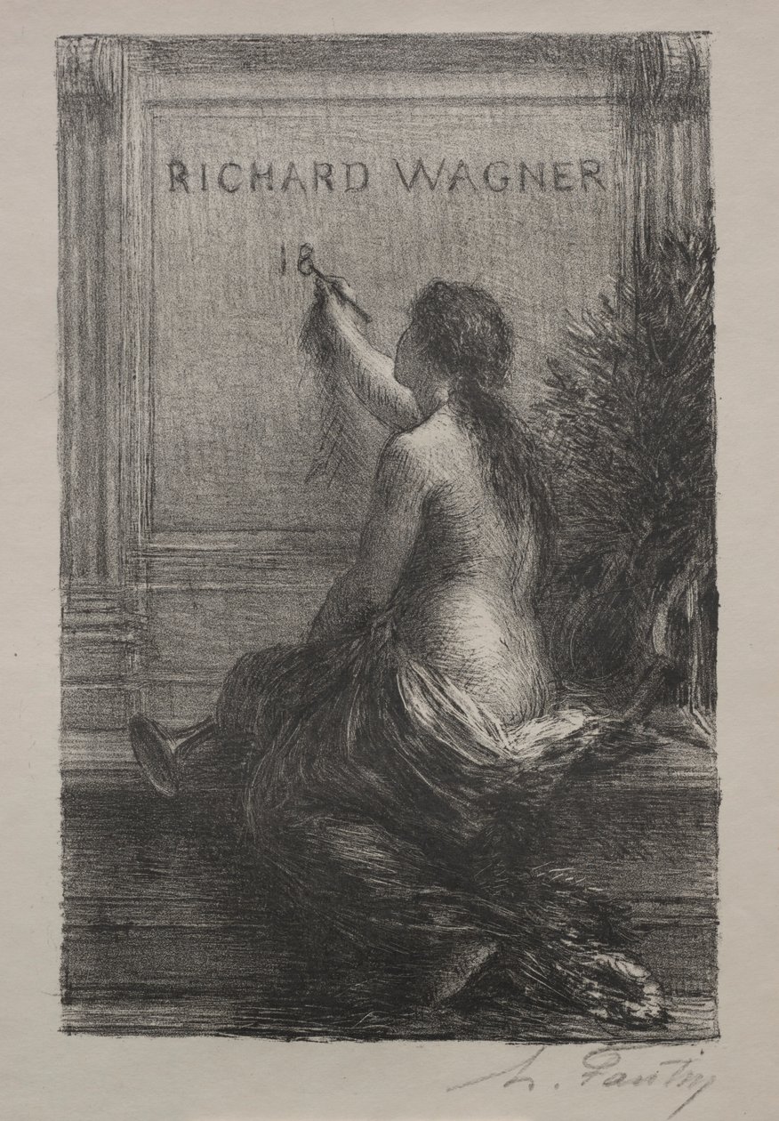 Immortality by Ignace Henri Jean Fantin Latour
