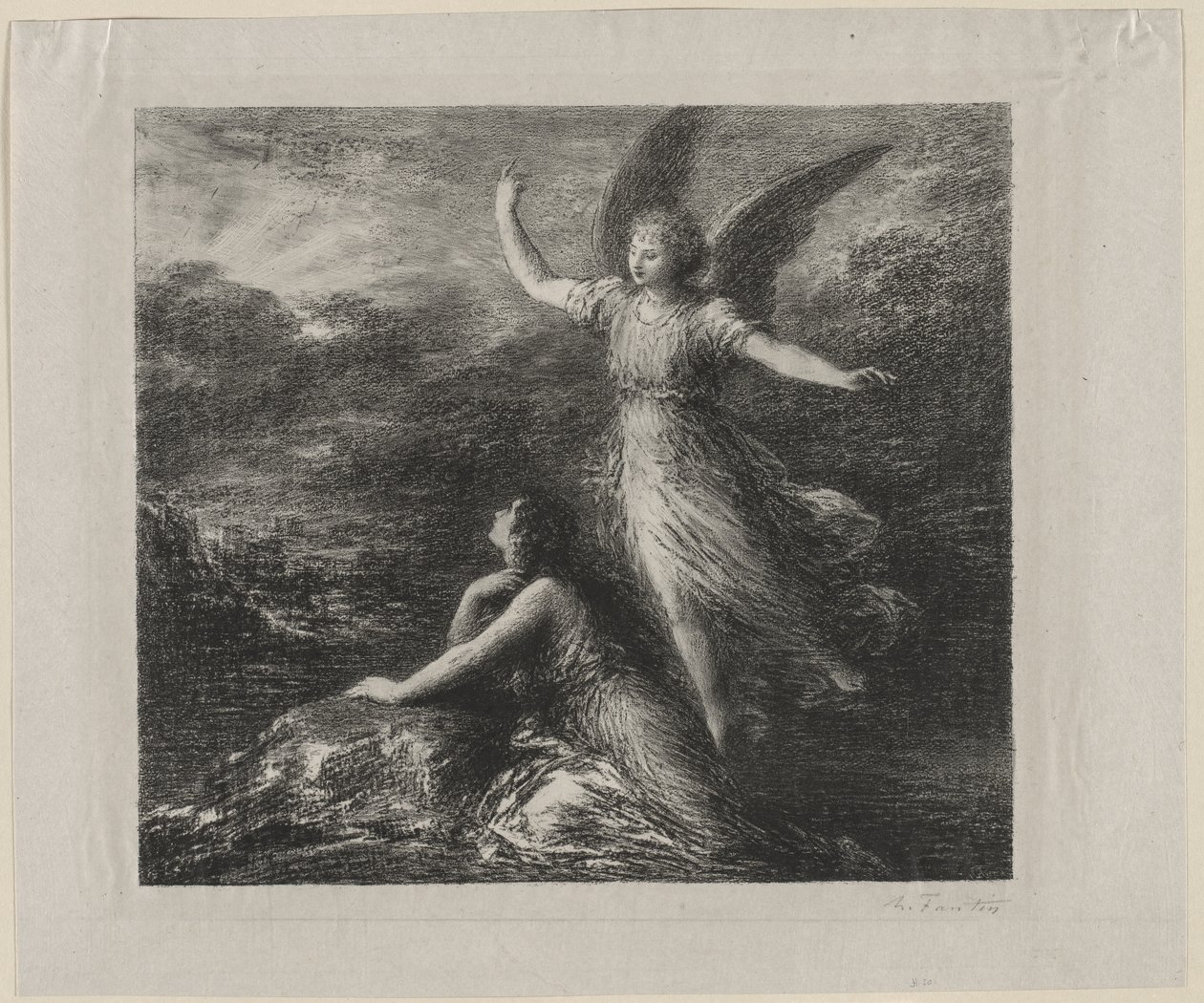 Le Paradis et la Peri by Ignace Henri Jean Fantin Latour