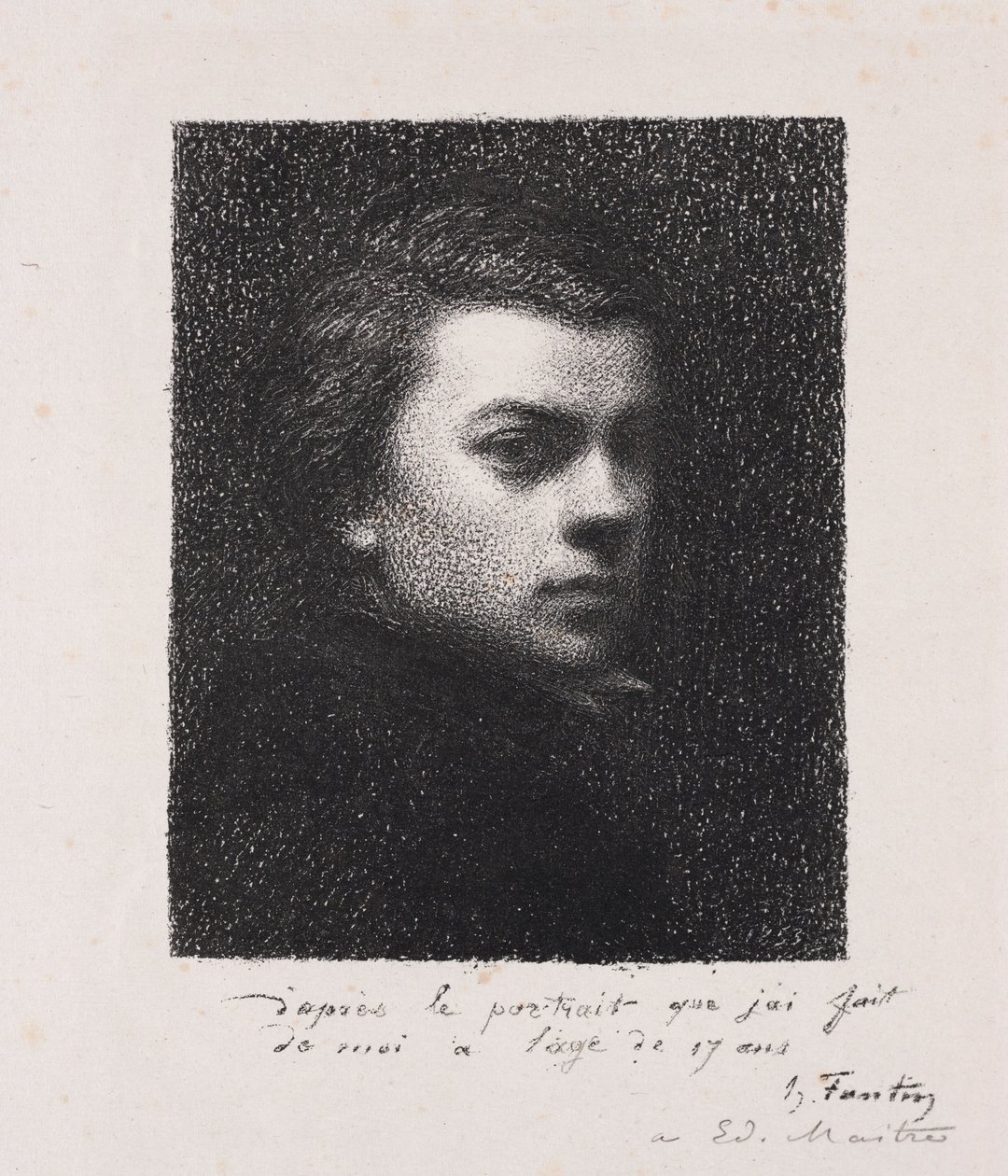 The Artist at 17 Years by Ignace Henri Jean Fantin Latour