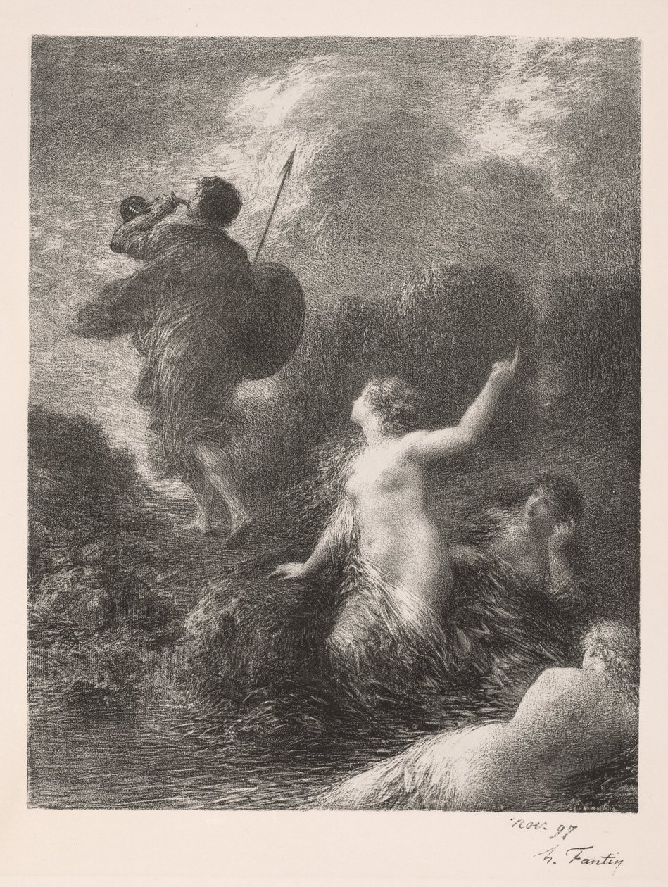 Twilight of the Gods: Siegfried and the Rhine Maidens by Ignace Henri Jean Fantin Latour