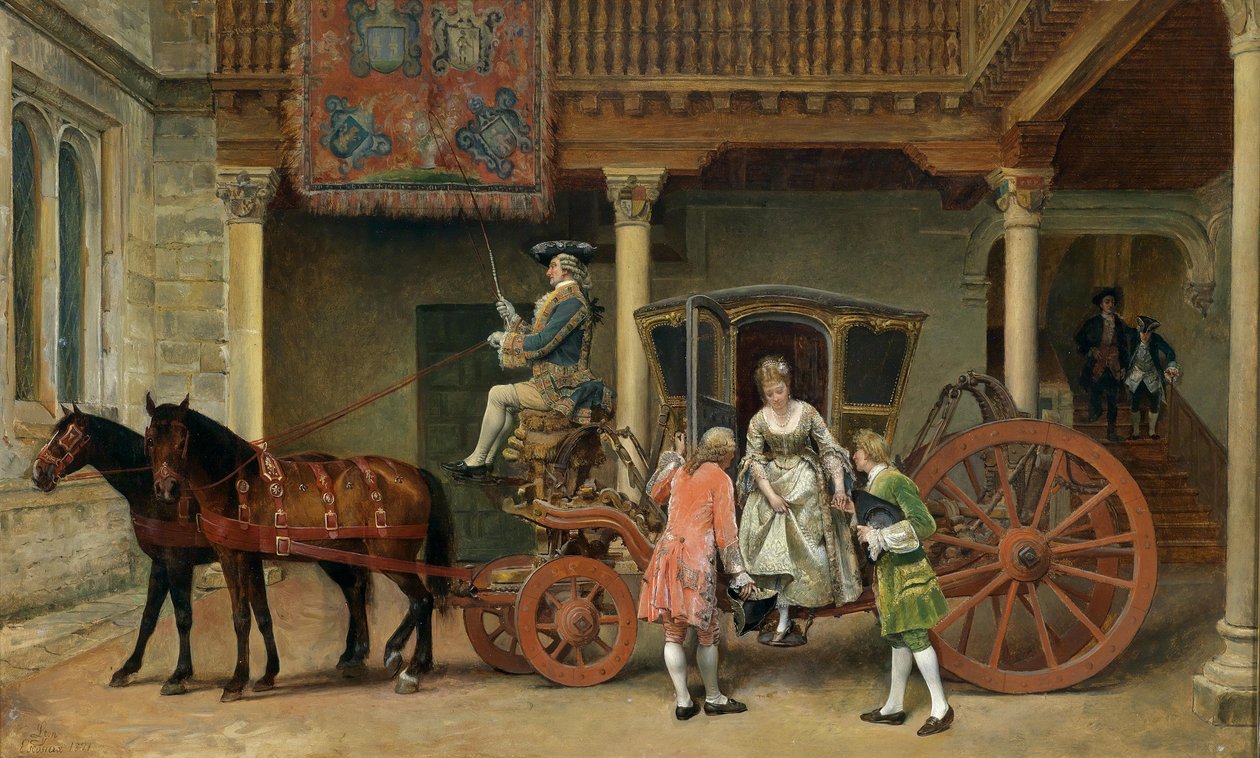 The Visit by Ignacio Leon y Escosura