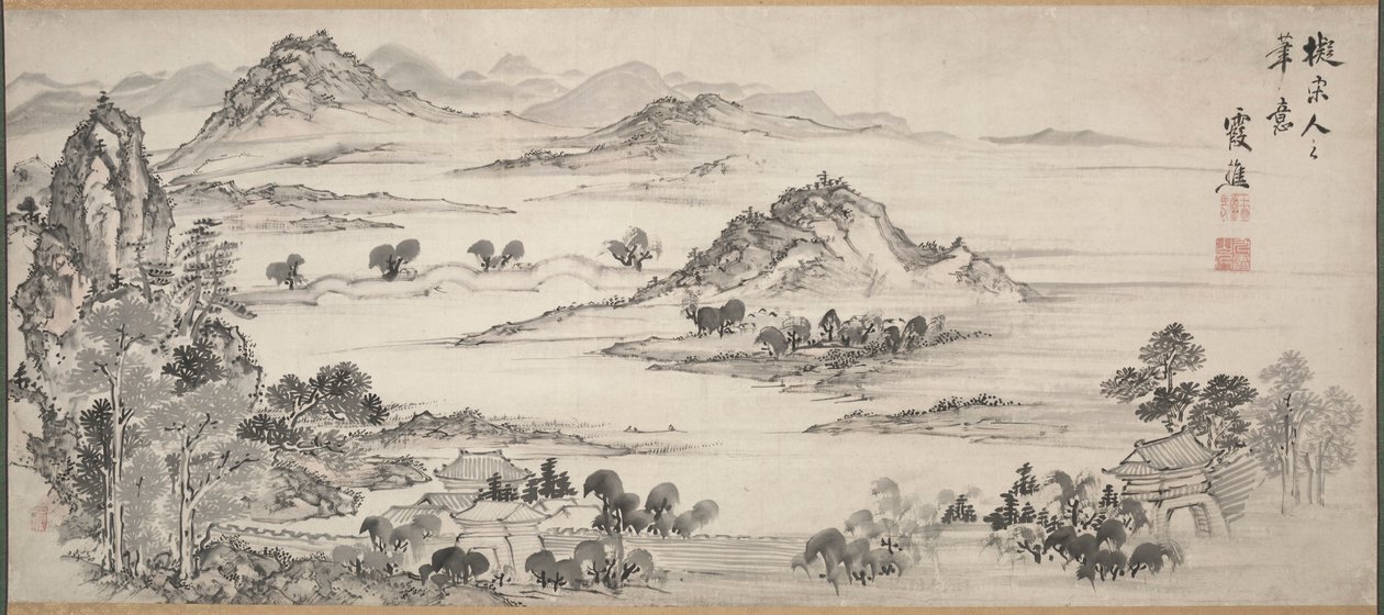 View of West Lake, 1700s by Taiga Ike
