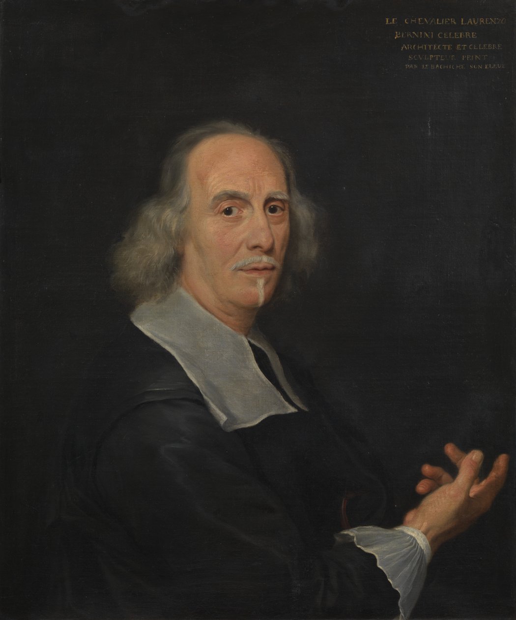 Portrait of Gian Lorenzo Bernini, 1673 by Il Baciccio