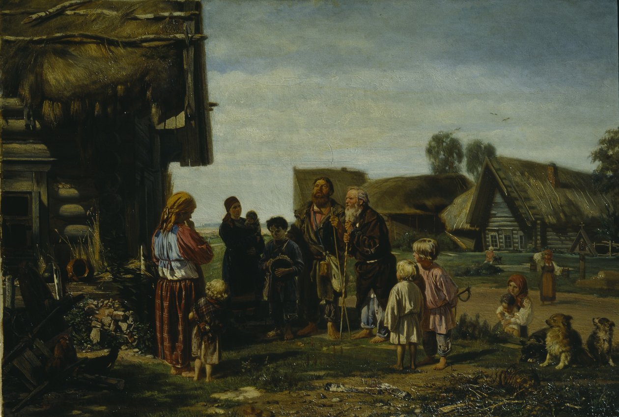 The Pilgrims by Illarion Mikhailovich Pryanishnikov