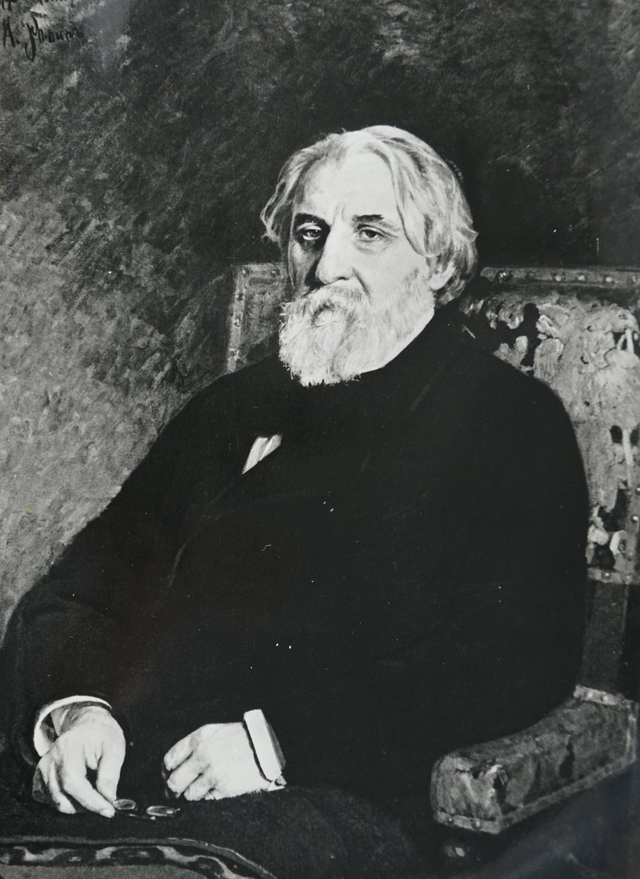 Ivan Sergeyevich Turgenev by Ilya Efimovich (after) Repin
