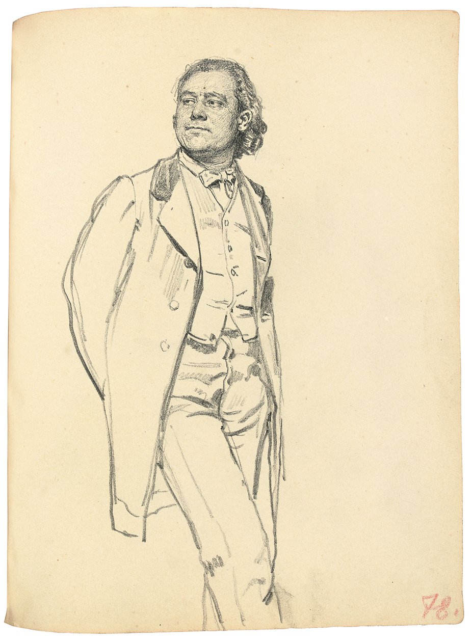 Figure of a Standing Man by Ilya Efimovich Repin