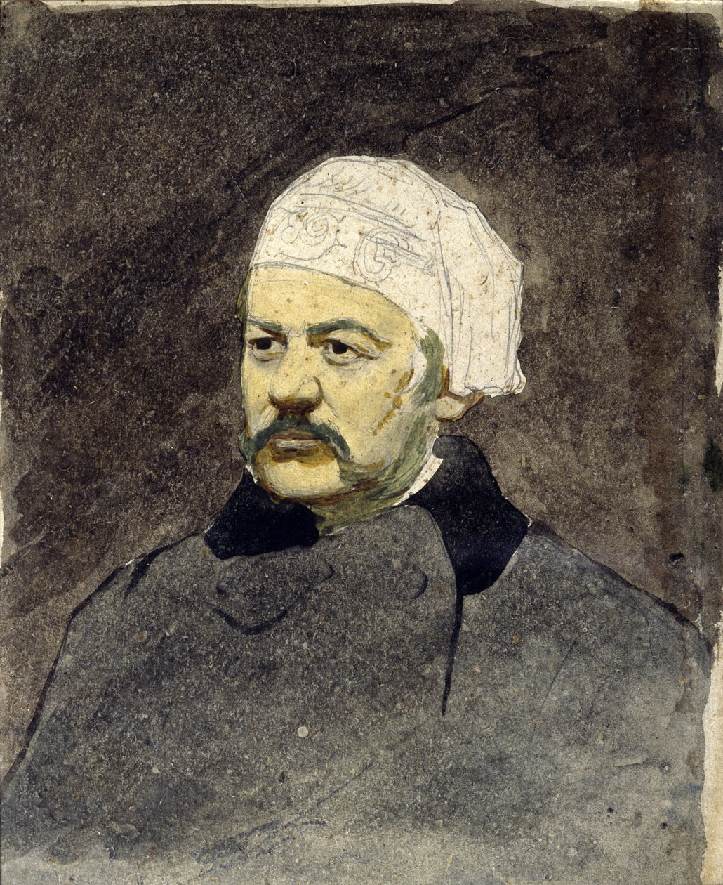 Portrait of the Russian composer Mikhail Ivanovitch Glinka by Ilya Efimovich Repin