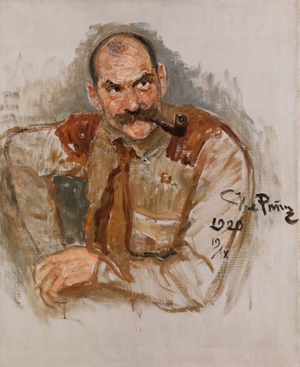 Portrait of Akseli Gallen-Kallela by Ilya Efimovich Repin