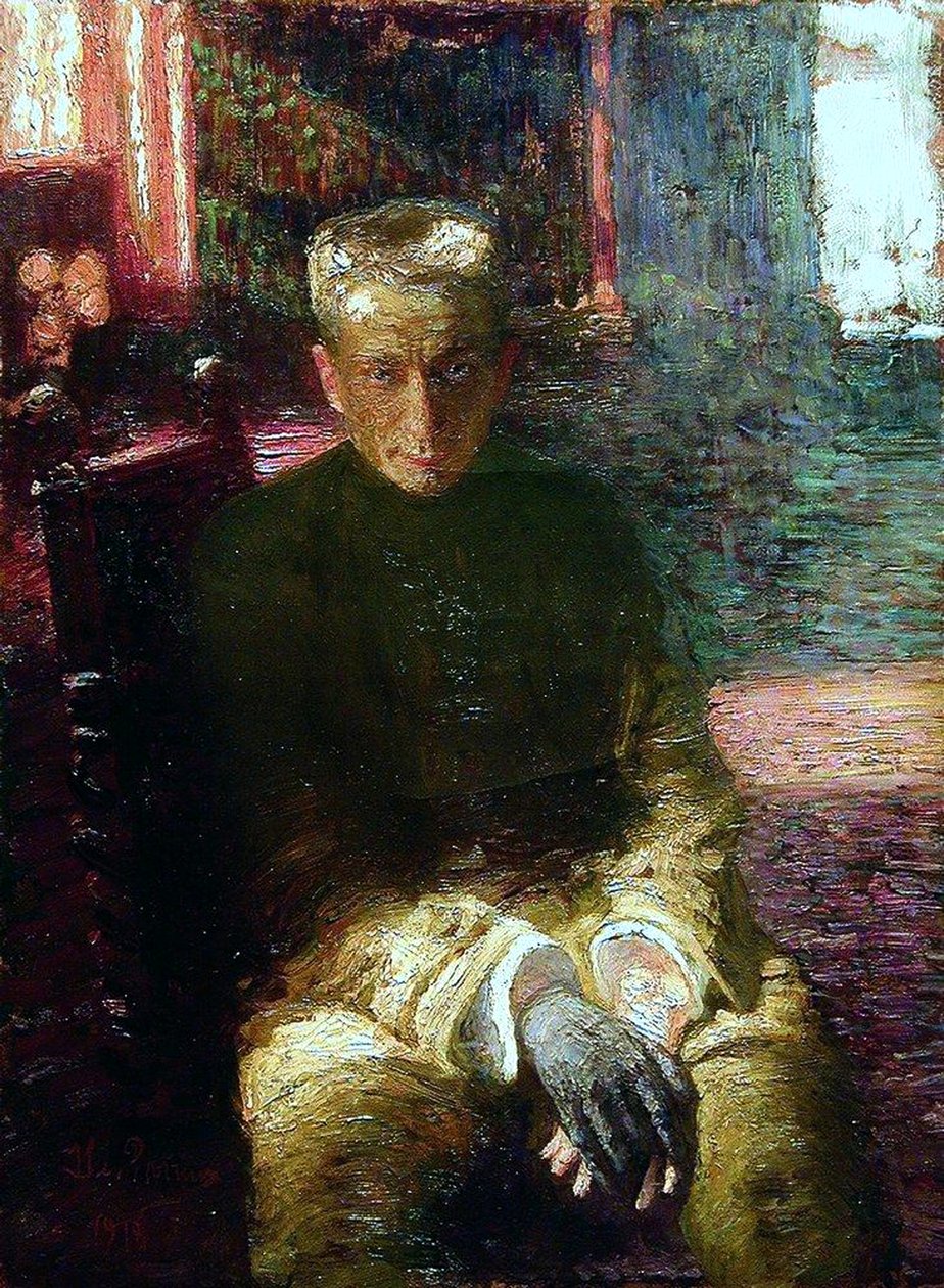 Portrait of Alexander Kerensky by Ilya Efimovich Repin