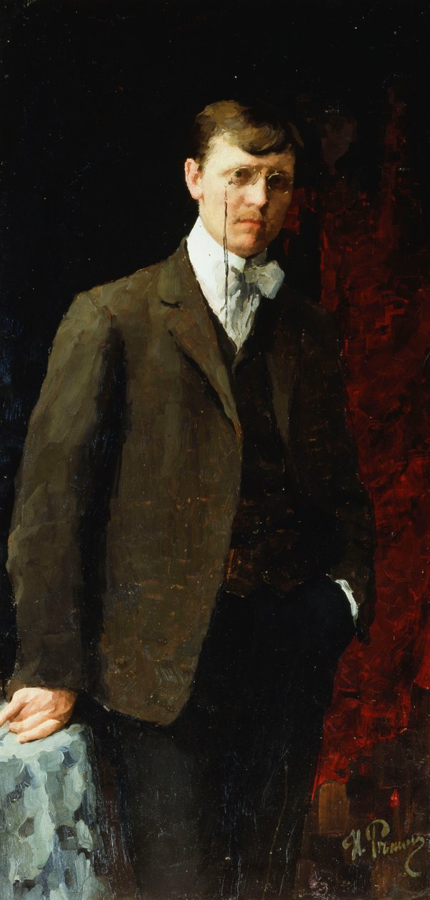 Portrait of a Man, possibly Ivan Georgievich Drozdov by Ilya Efimovich Repin