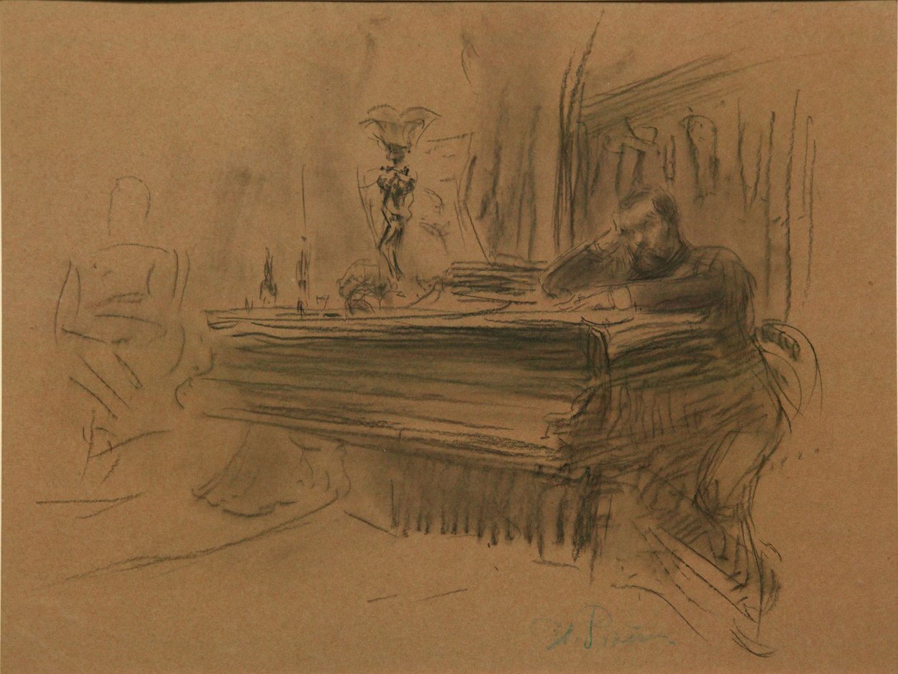 Portrait of the Composer Aleksey Fedorovich Kal by Ilya Efimovich Repin
