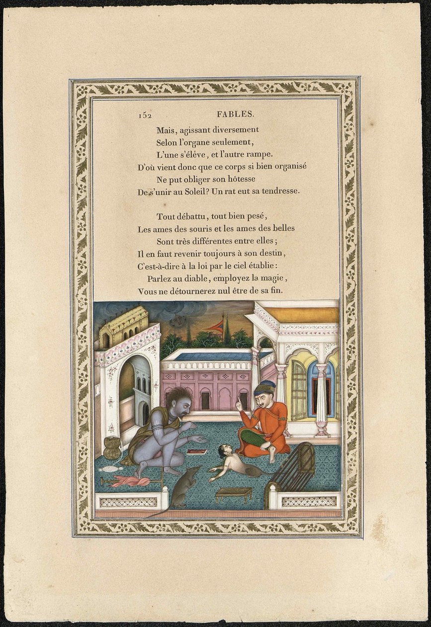 The Mouse Turned into a Maid, 1837-1839 by Imam Bakhsh Lahori