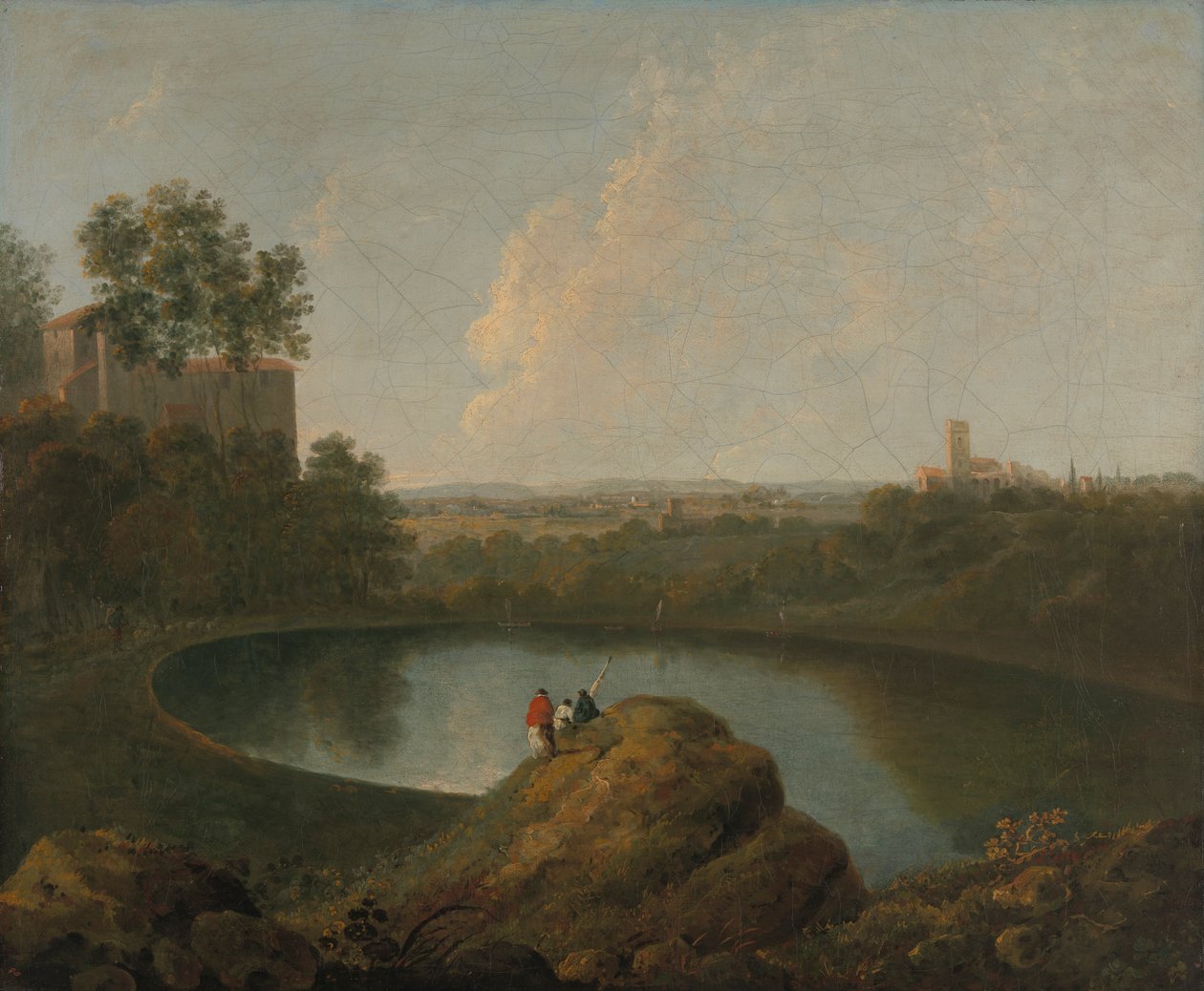 The Head of Lake Nemi by Imitator of Richard Wilson RA