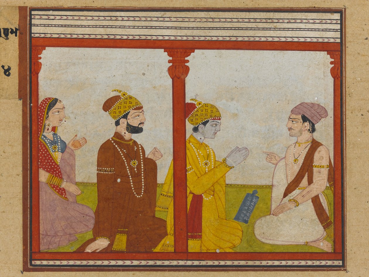 Illustration from a Madhu-Malati Series, c.1799 by Indian School