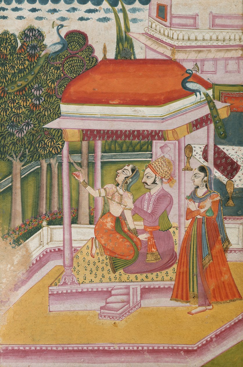 Ramakali Ragini, from a Ragamala, Rajasthan by Indian School