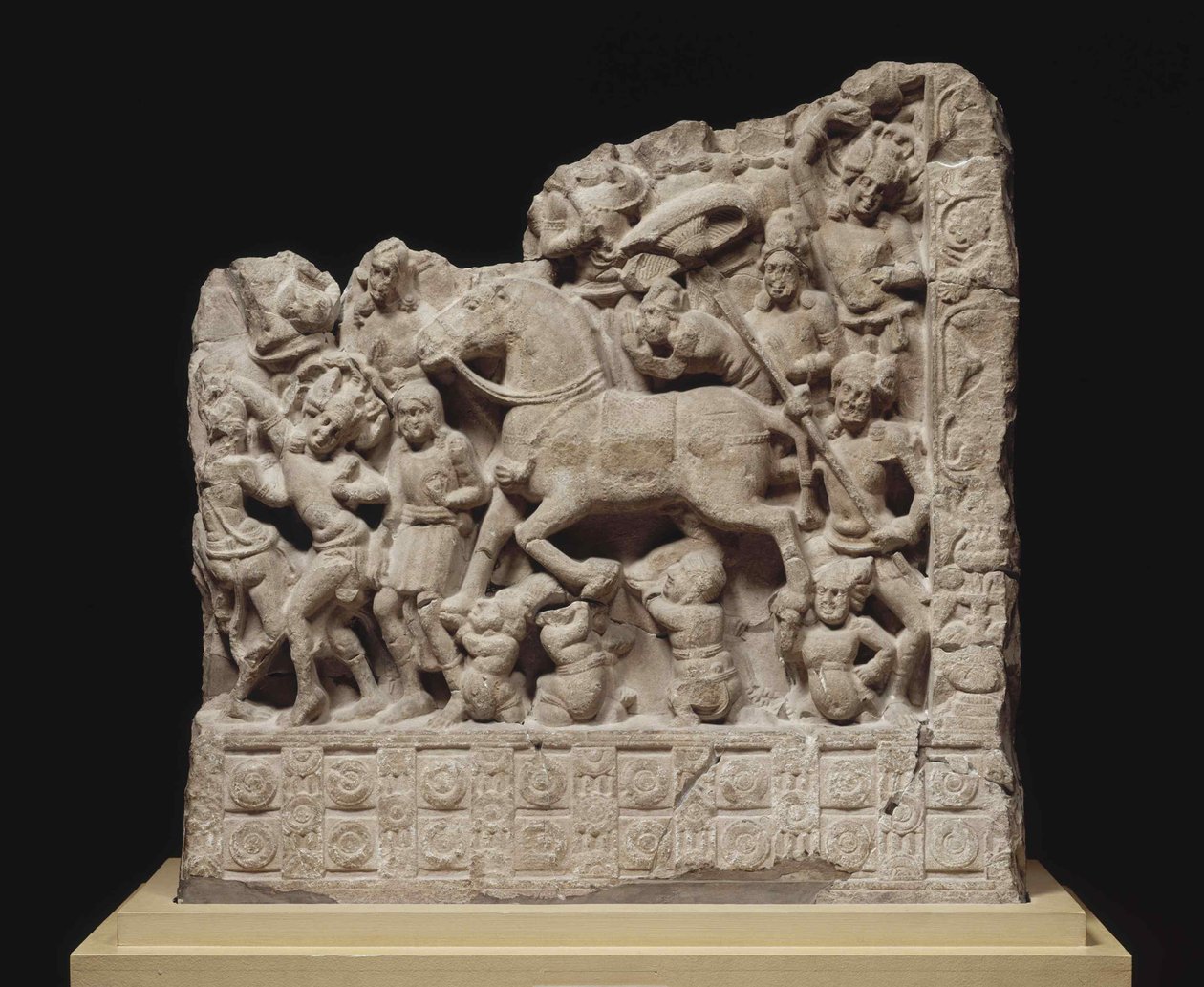The Great Departure of Siddhartha Gautama by Indian Art.