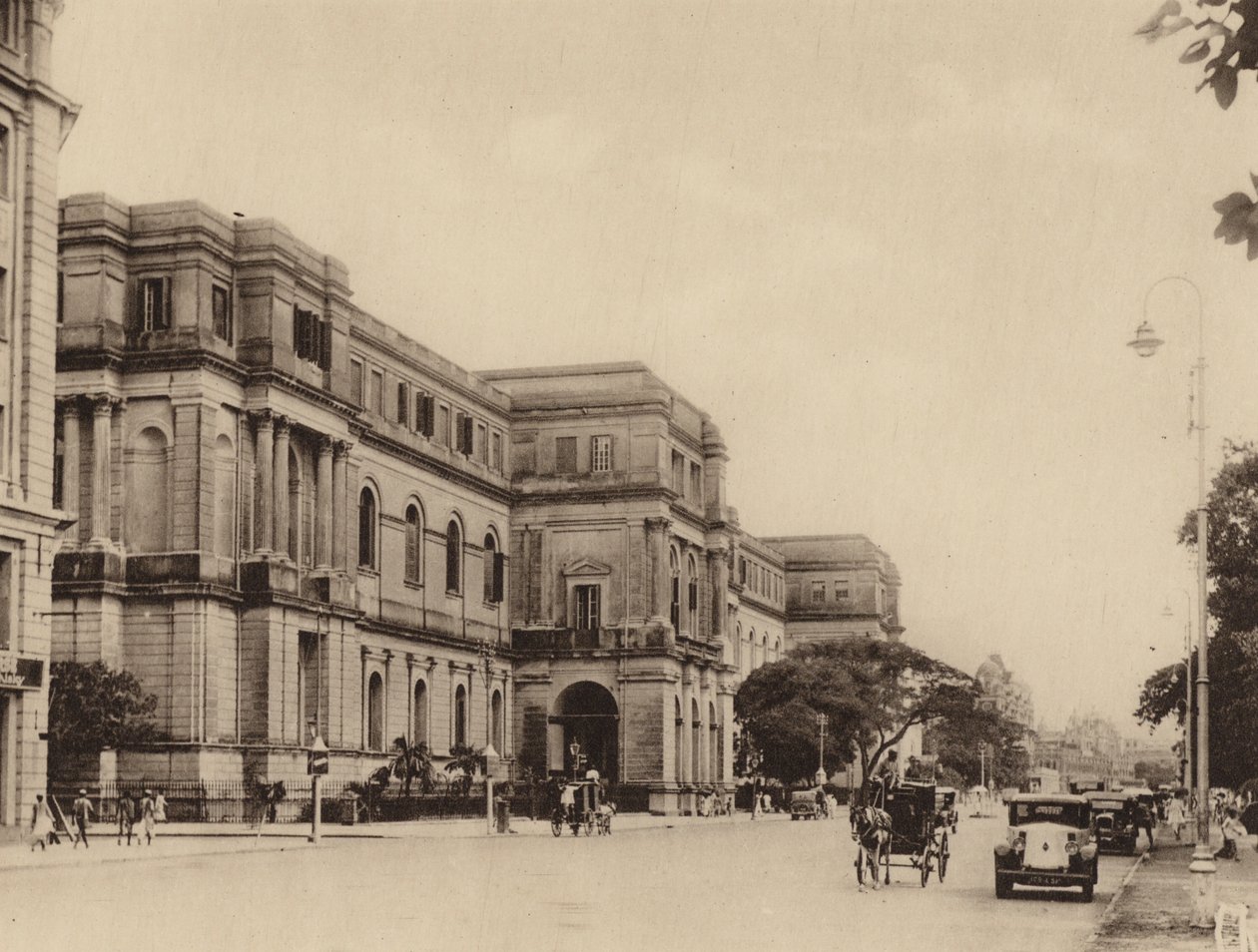 The Indian Museum and Chowringhee Road looking South by Indian photographer