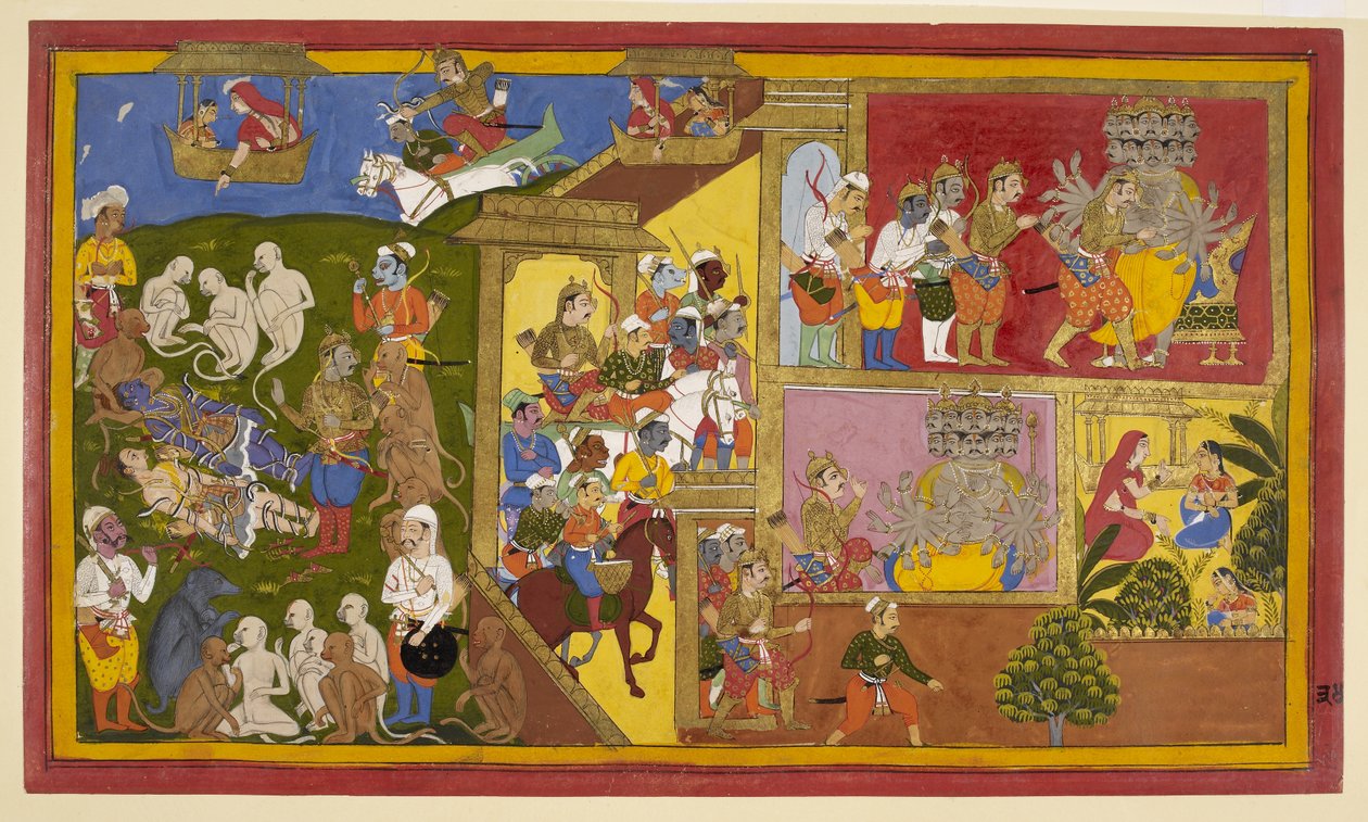 Rama and Lakshmana Bound, from the 