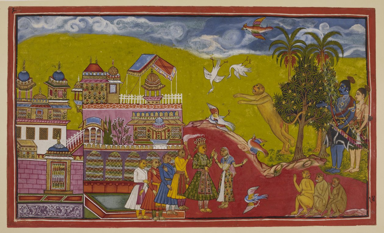 Sugriva and his allies have come to Bali