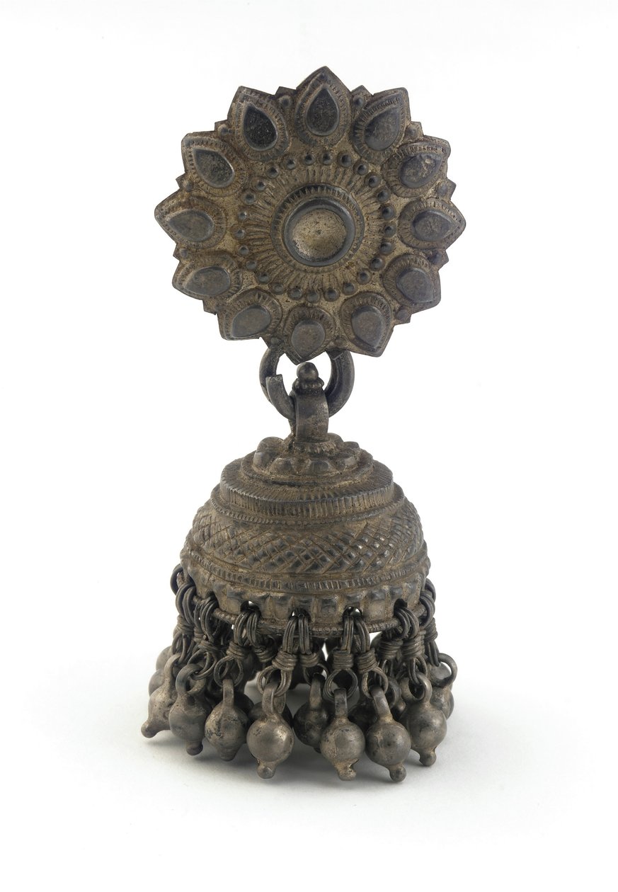 Earring (jhumka) by Indian School