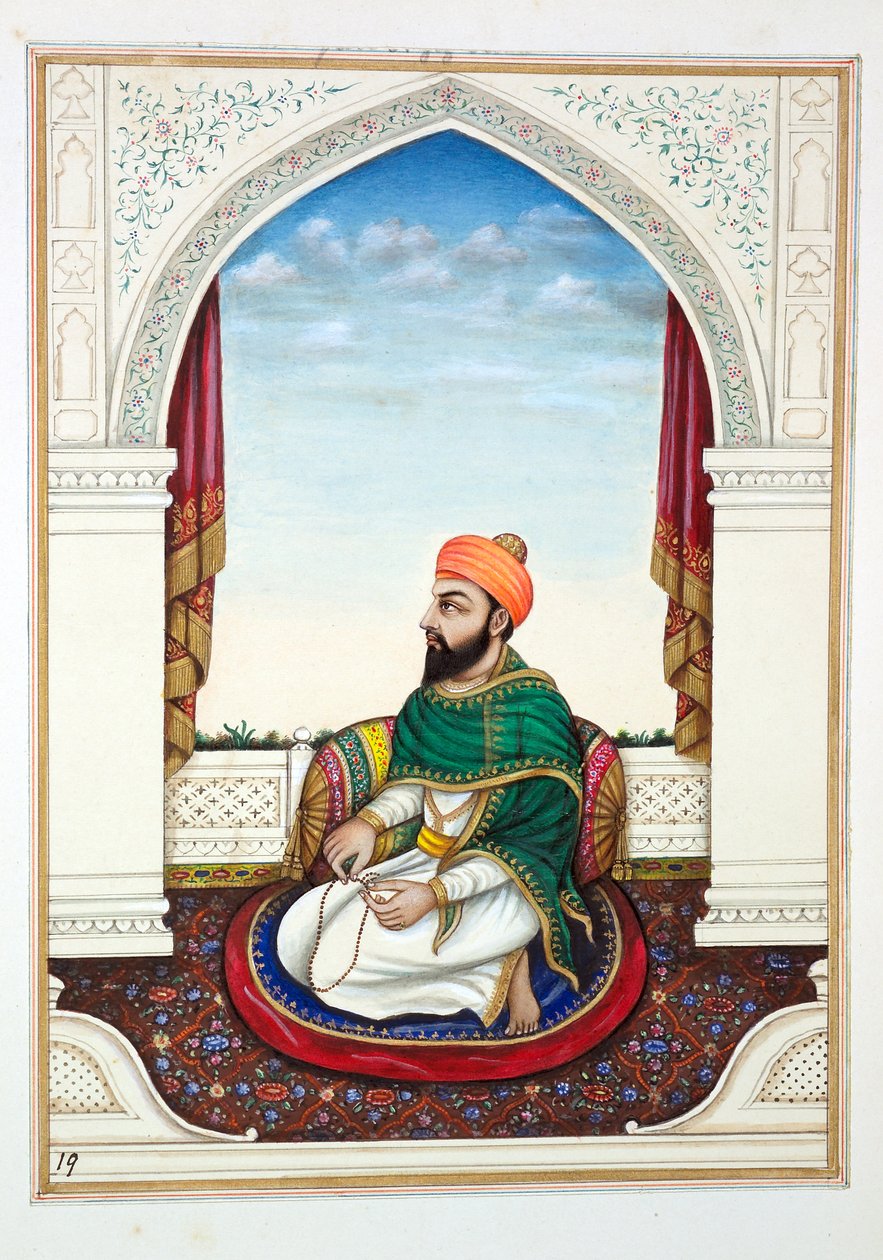 Fakir Syad Aziz-o-Deen, from The Kingdom of the Punjab, its Rulers and Chiefs, volume I by Indian School