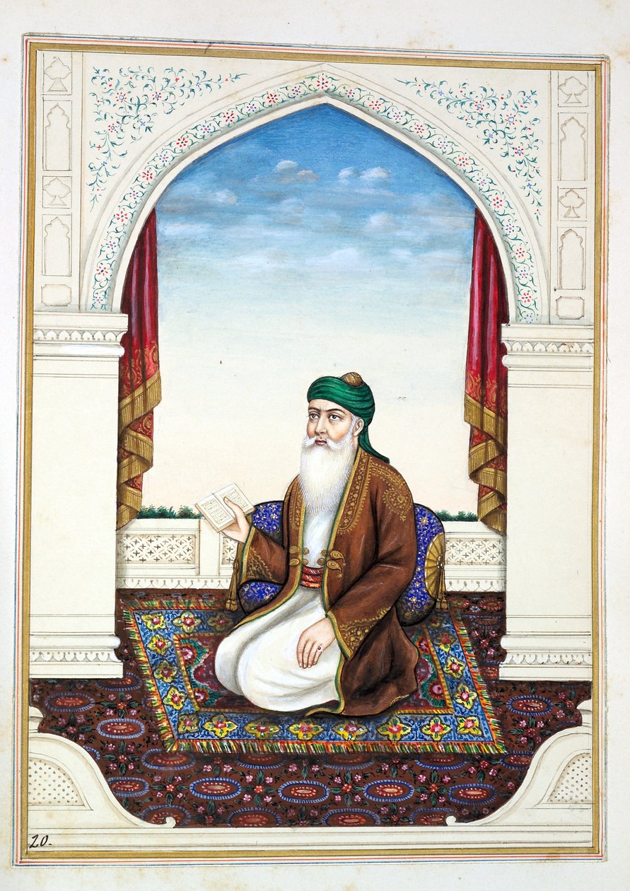 Fakir Syad Nur-o-Deen, from The Kingdom of the Punjab, its Rulers and Chiefs, volume I by Indian School