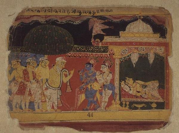 Nanda Bids Farewell to Krishna and Balarama, from 