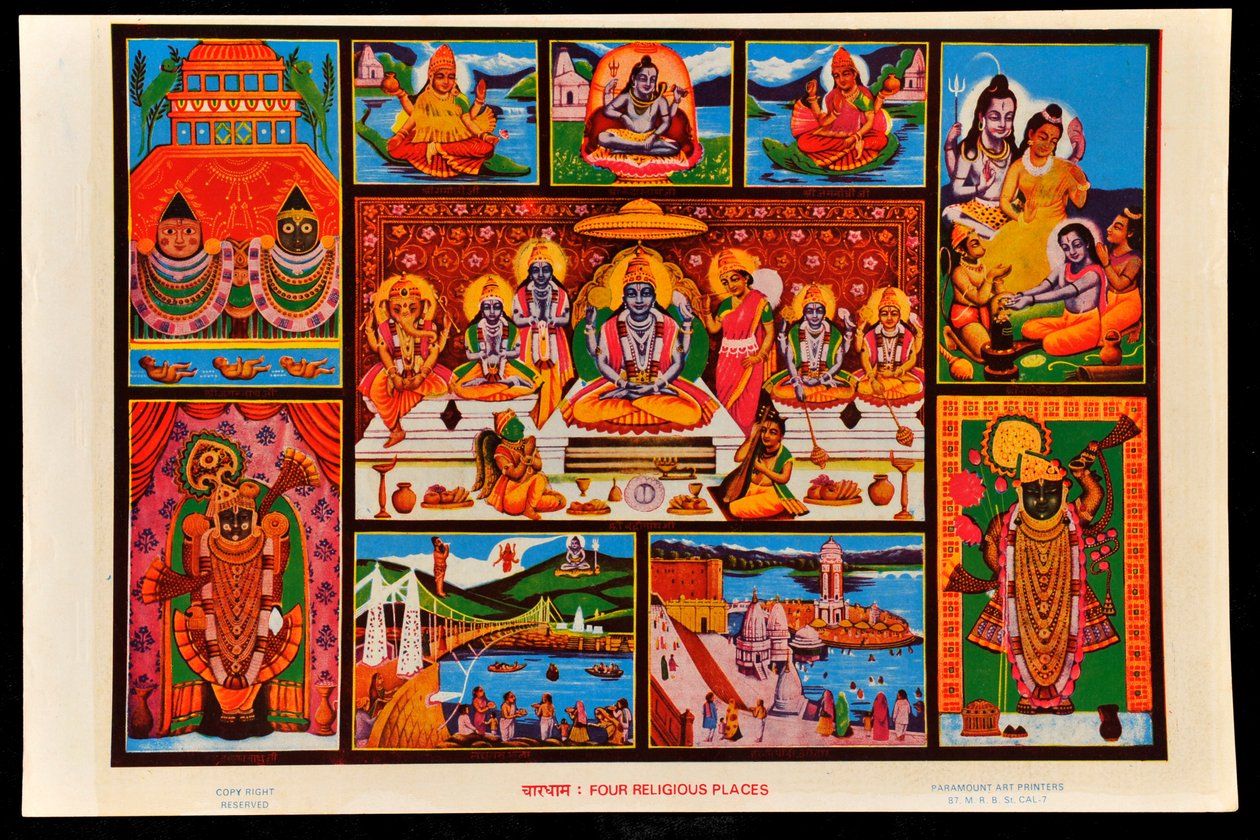 Four Religious Places by Indian School