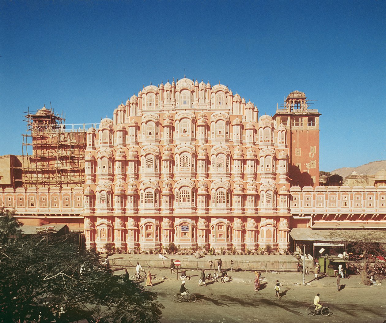 Hawa Mahal (Palace of the Winds) built in 1799 by Indian School