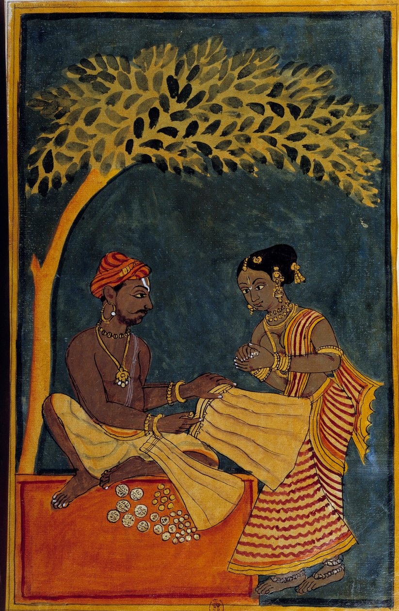 A fabric merchant by Indian School