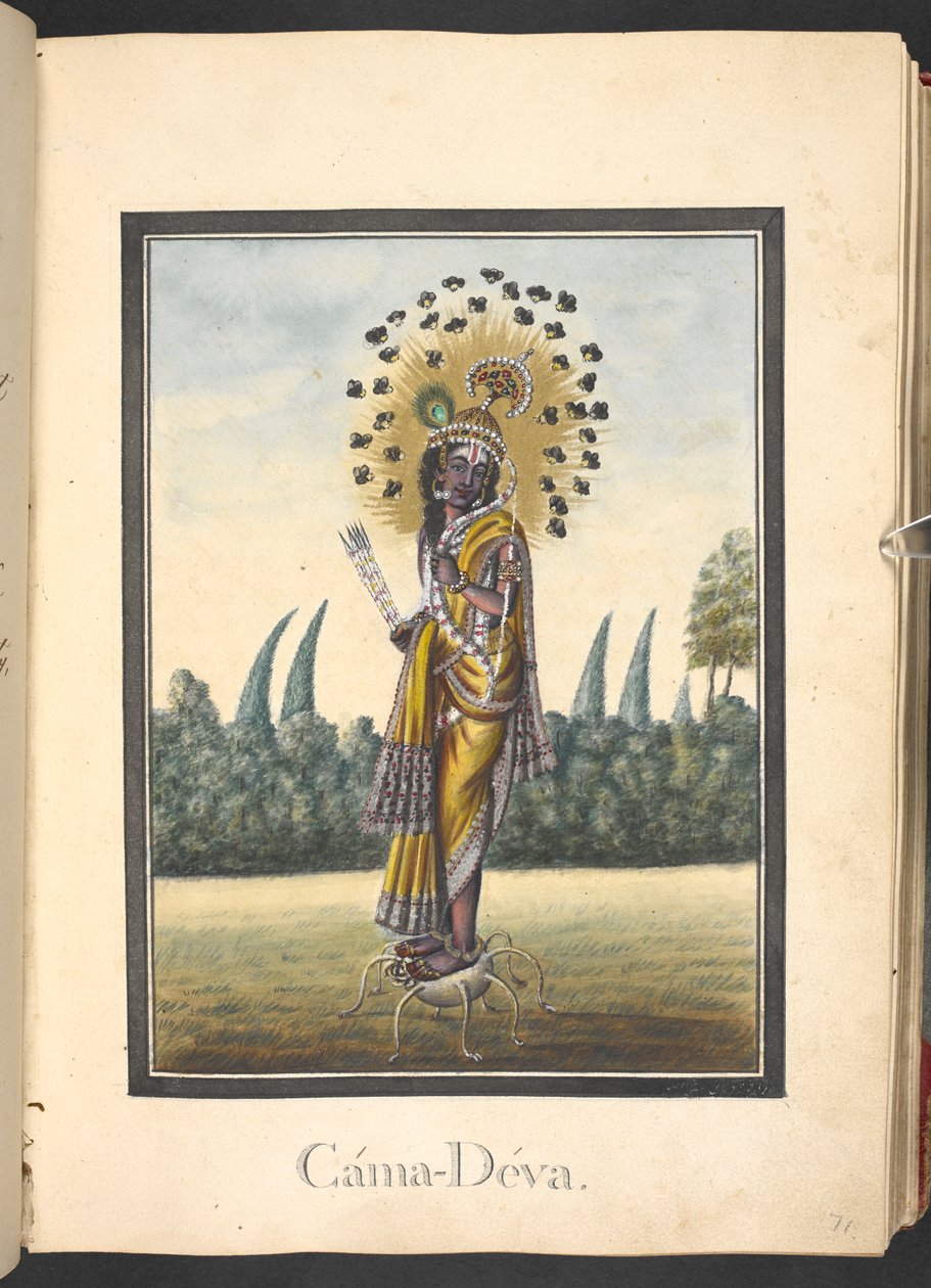 Kamadeva, the God of Love by Indian School