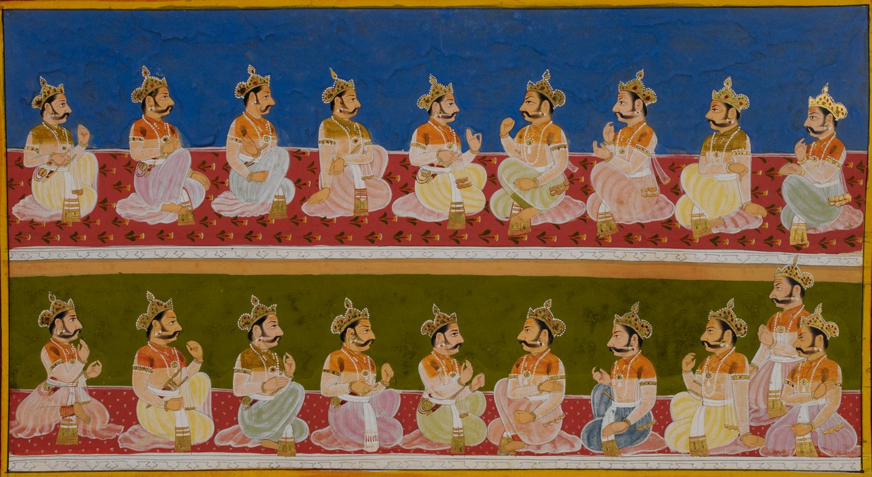 King Janaka shares the genealogy of his dynasty during the betrothal ...