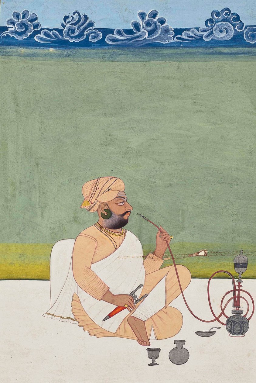 Portrait of a Khanphata Yogi by Indian School