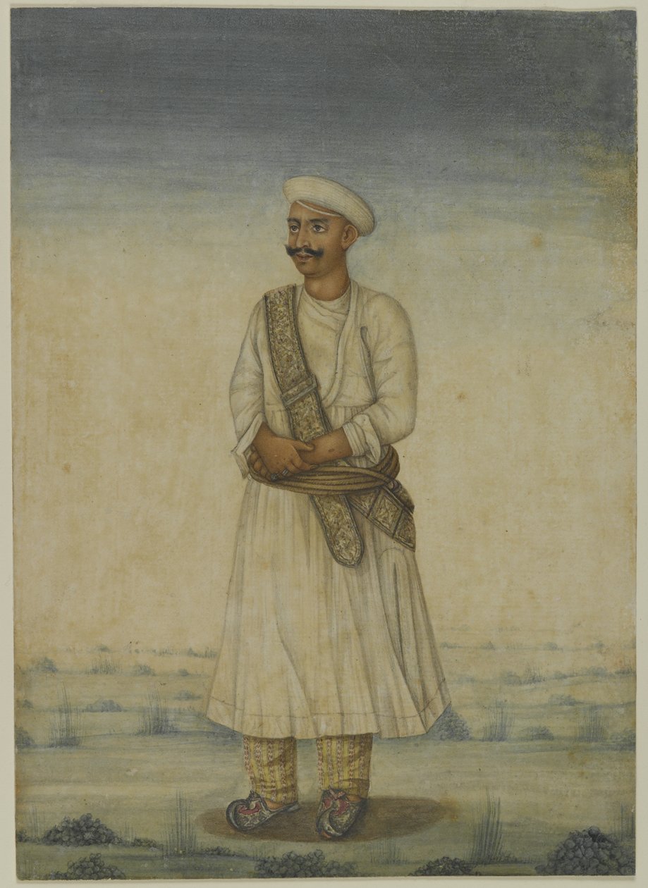 Portrait of a Man by Indian School