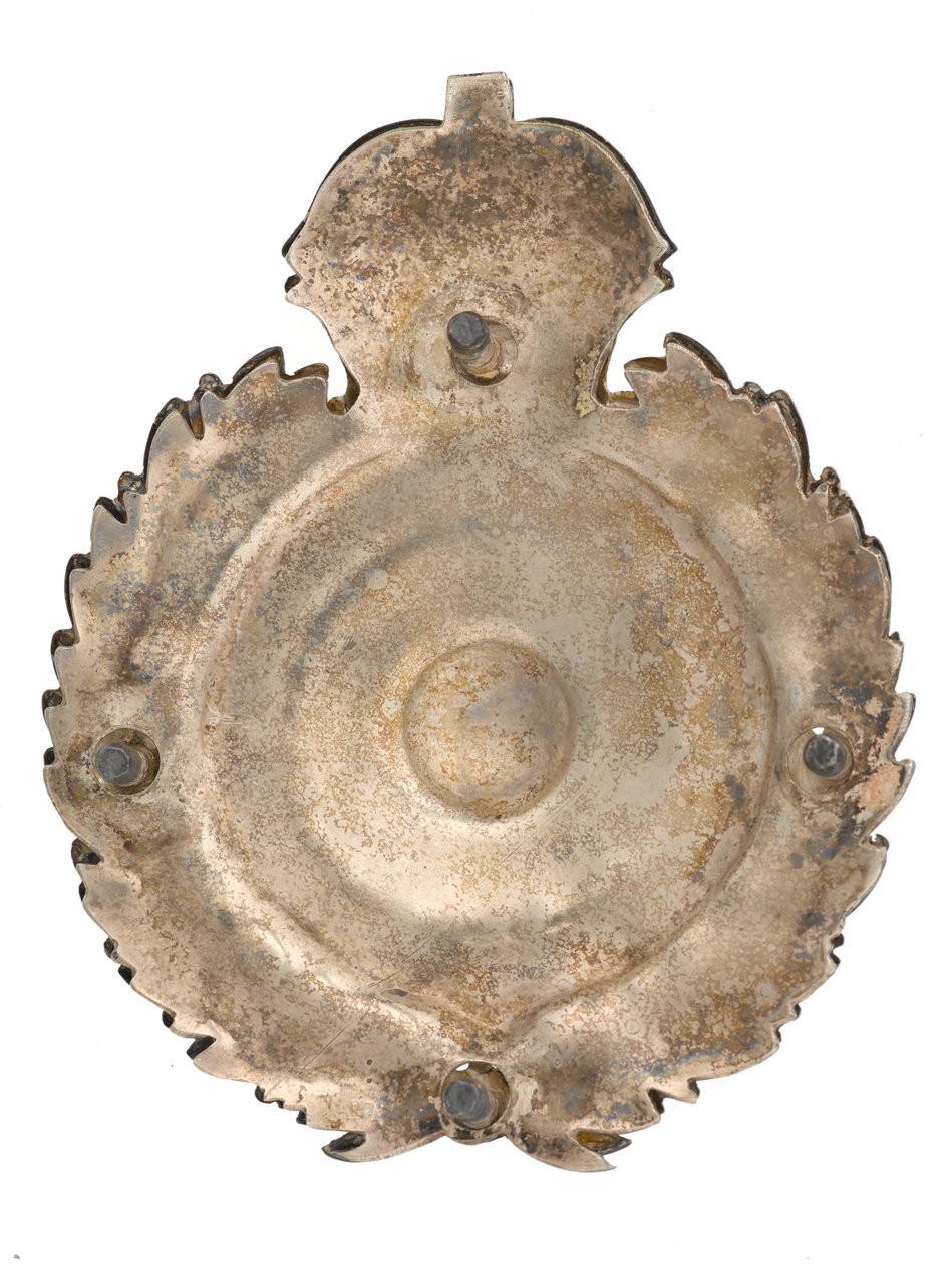 Pouch belt plate, Bombay Volunteer Rifles, 1877-1901 by Indian School