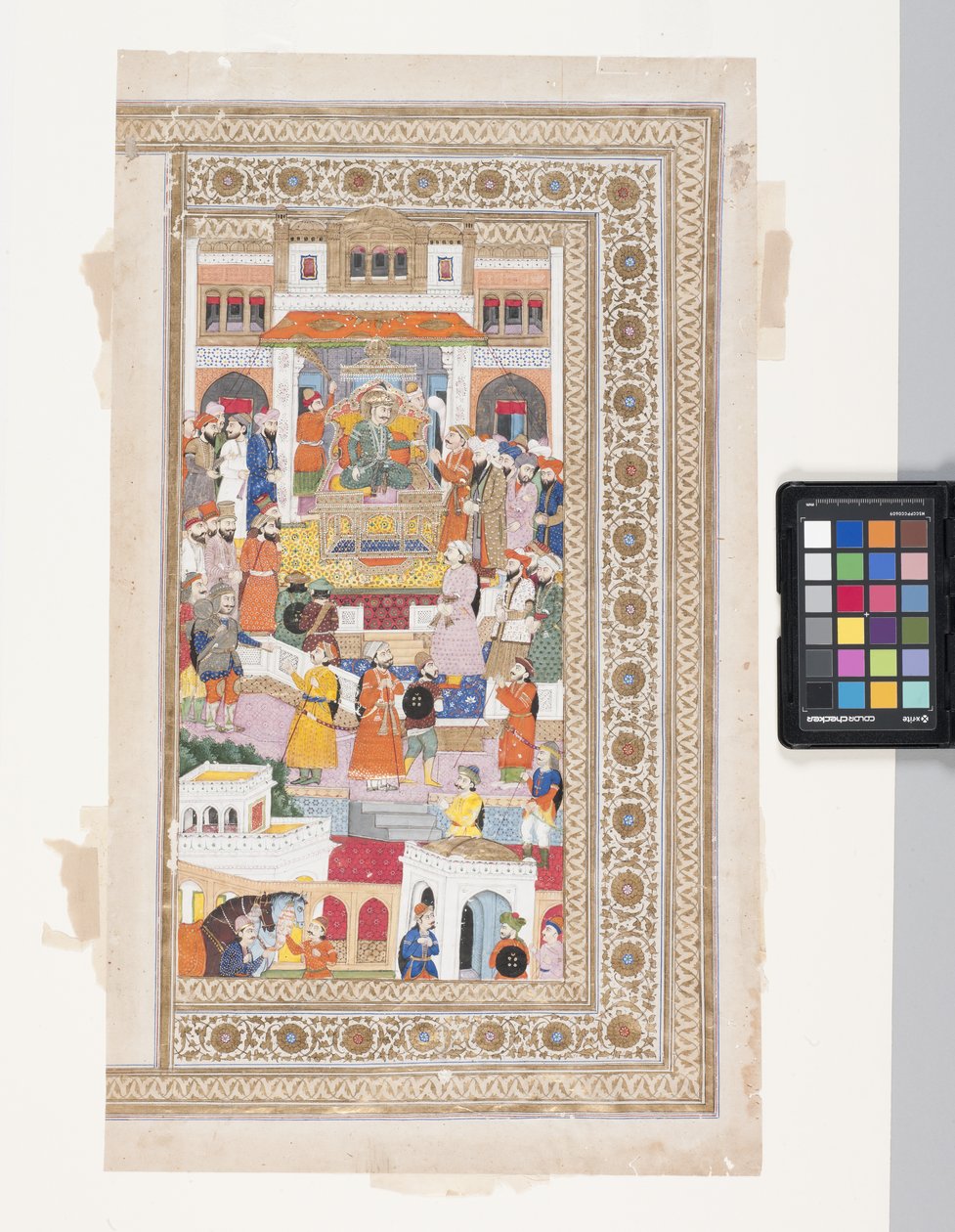 Raja with Courtiers by Indian School