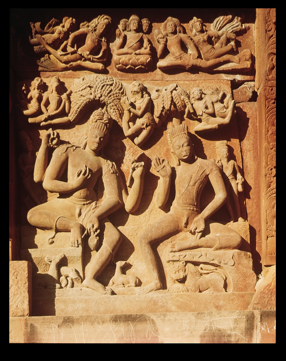 Relief from the Temple of Vishnu by Indian School