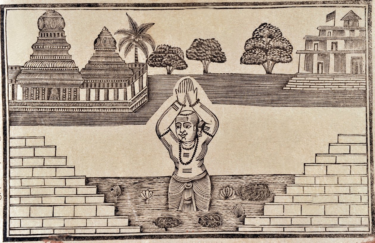 River scene by Indian School