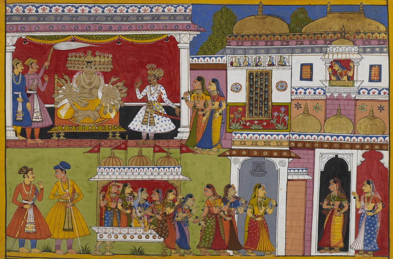 Ravana Returns to Lanka, Cursed by the Women, and Learns Madhu Has Taken His Sister Kumbhakarni by Indian School