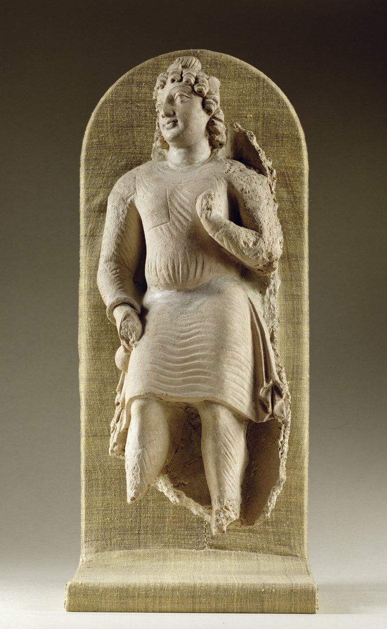 Standing youth or Maitreya by Indian School