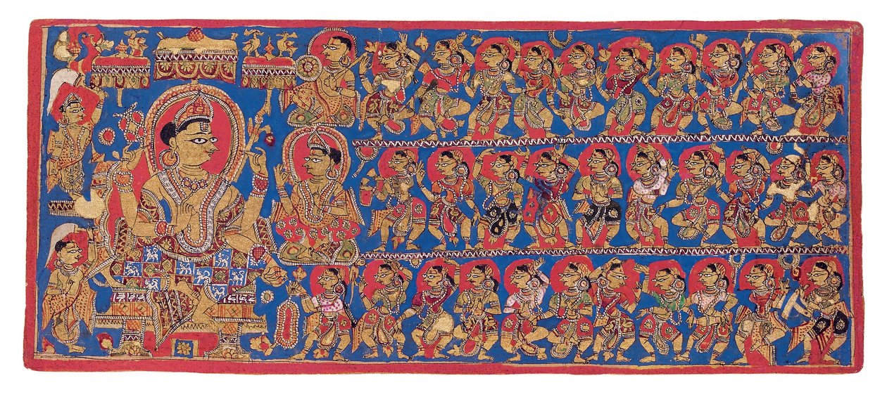 The Heavenly Court of Indra, from the 