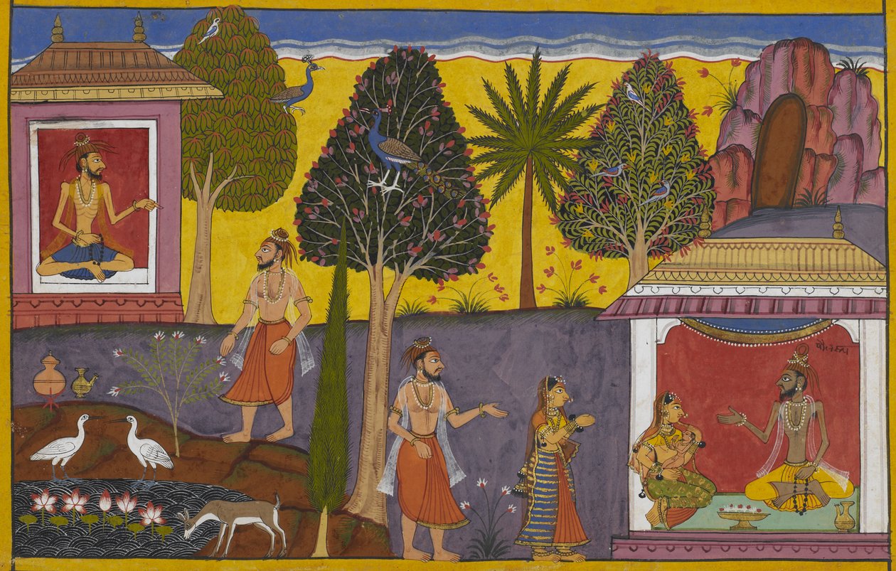 Trinabindu gives his daughter to Poulastya, who blesses her with a son, Vishravas by Indian School