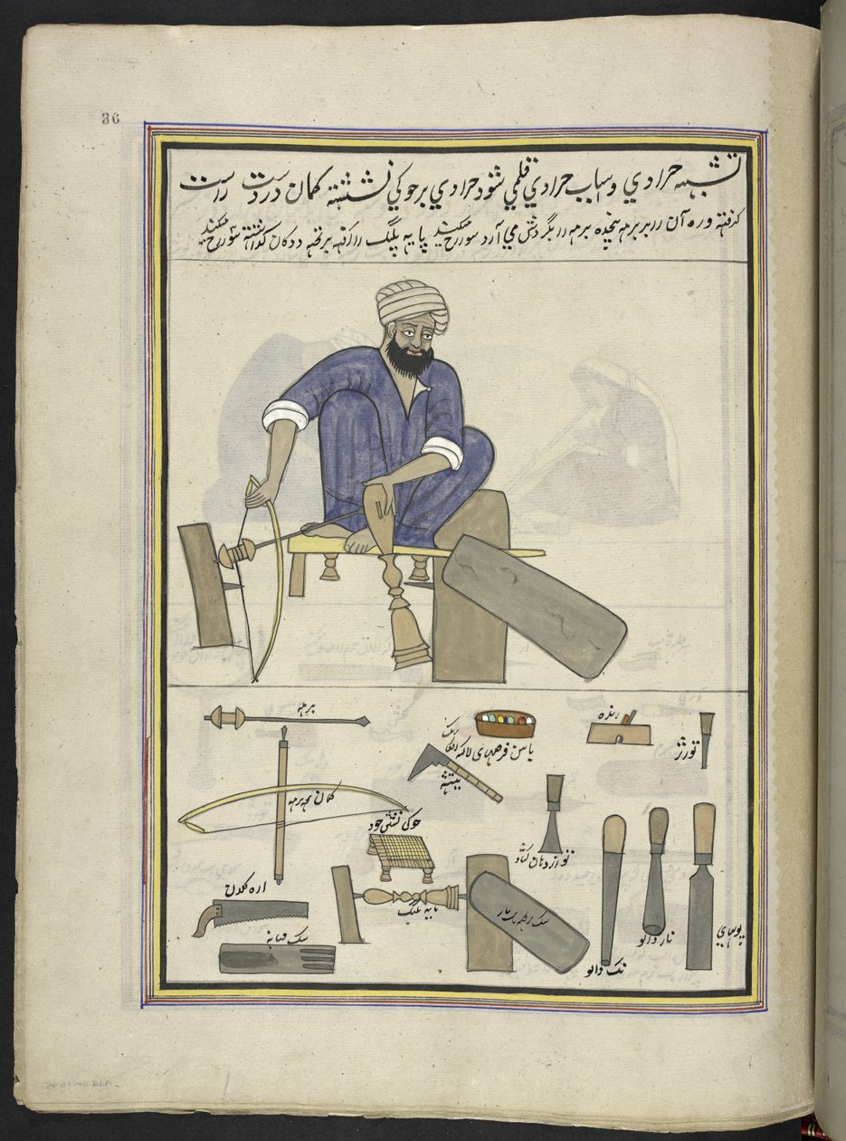 Turner, 86 Drawings Bound into a Volume Depicting Trades and Occupations in Kashmir by Indian School