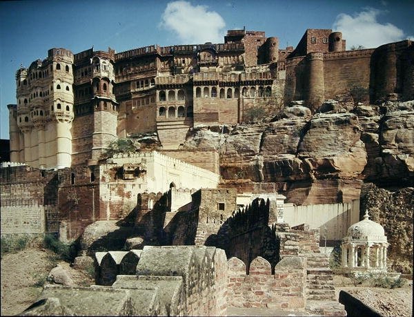 View of the Mehrangarh Fort by Indian School