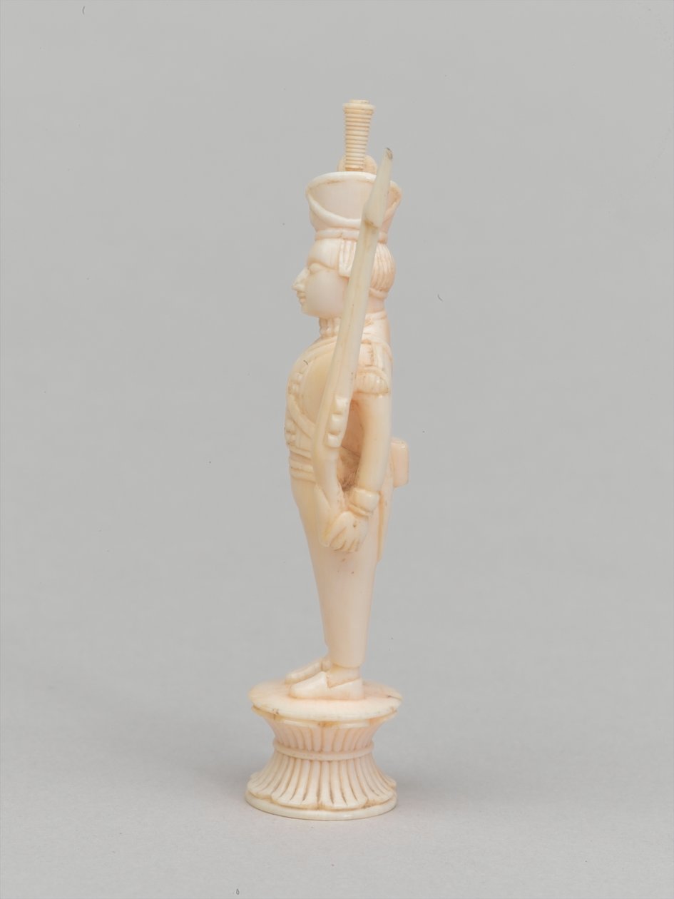 White Pawn, Chess Piece, India, 1820 circa by Indian School